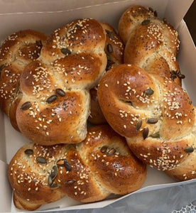 Image of a mini Challah breads box - Yasmin Bakery & Cartering